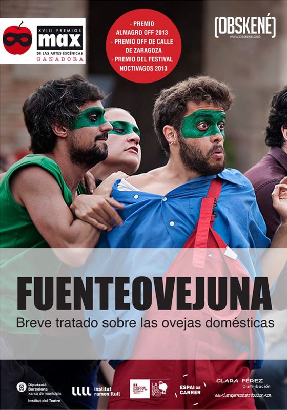 Cartel de la obra de teatro Fuenteovejuna